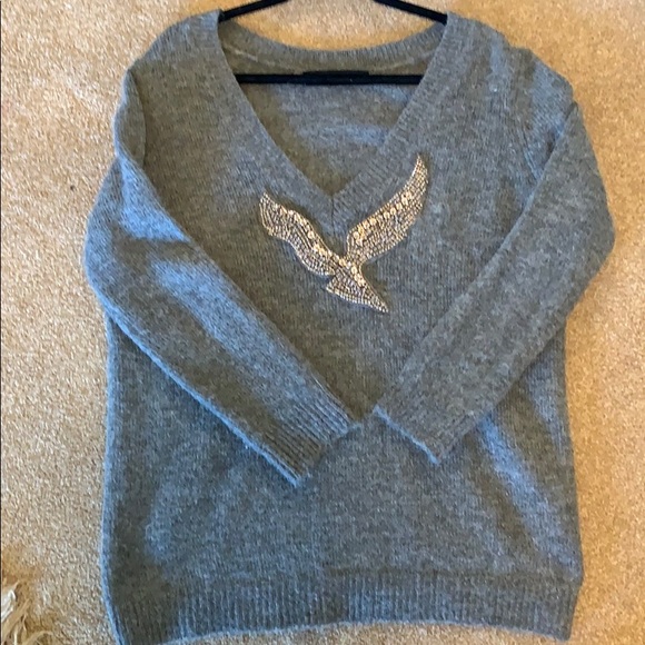 Oversized Grey Zara Sweater - Picture 1 of 3